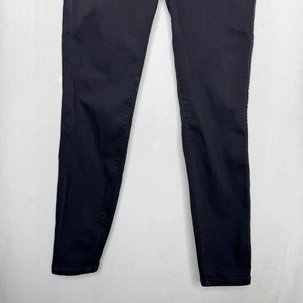 SPANX / black high rise ankle skinny shaping jeans / M